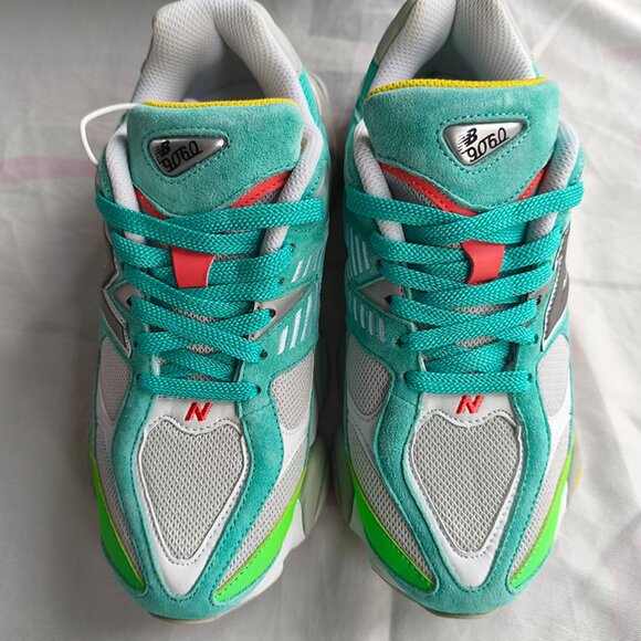 New Balance Blue Lace-up Sneakers - Picture 2 of 8